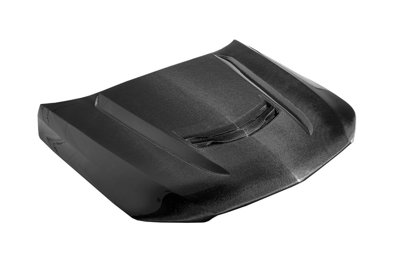 2020+ Cadillac CT4 / CT4-V / CT4-V Black Wing / CT4 SPORT | Blackwing Style Carbon Fiber Vented Front Hood